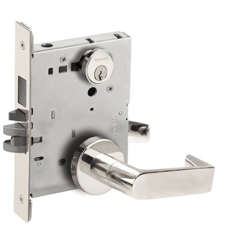 Schlage Entrance Mortise Lock with Deadbolt, 06A Design, Bright Chrome L9453P 06A 625